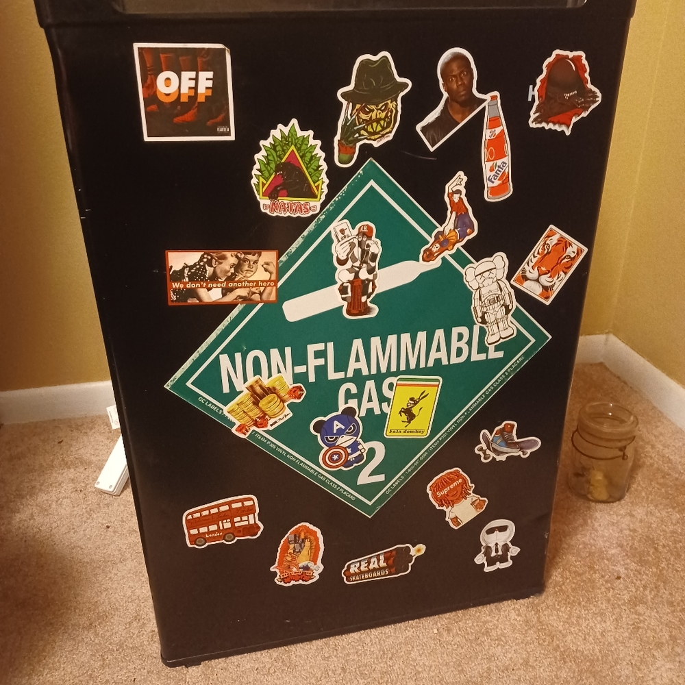 Black Mini fridge